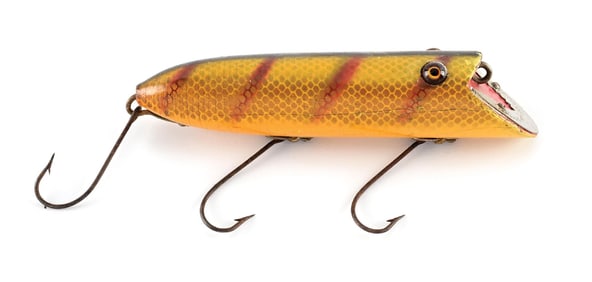 HEDDON BASSER IN PERCH SCALE