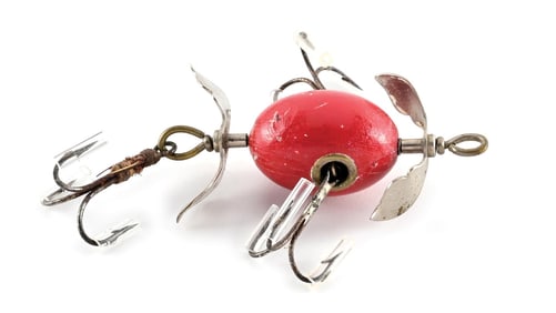 SHAKESPEARE RED WHIRLWIND SPINNER