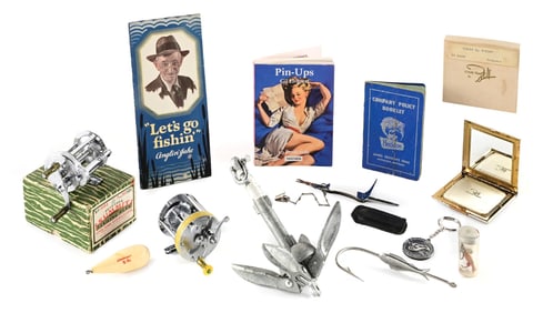 VINTAGE FISHING-RELATED ITEMS