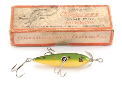 SUPPLEE-BIDDLE CONGRESS GAME FISH MINNOW