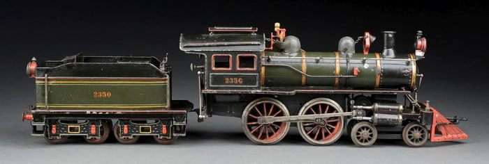 CARETTE I GA. HAND-PAINTED NO. 2350 LOCOMOTIVE
