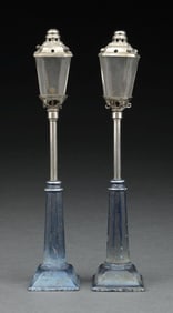 LOT OF 2: MARKLIN CAT. REF. 2149/1 OIL WICK LAMP POSTS