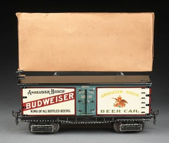 MARKLIN I GA. HAND-PAINTED BUDWEISER REFRIGERATOR CAR