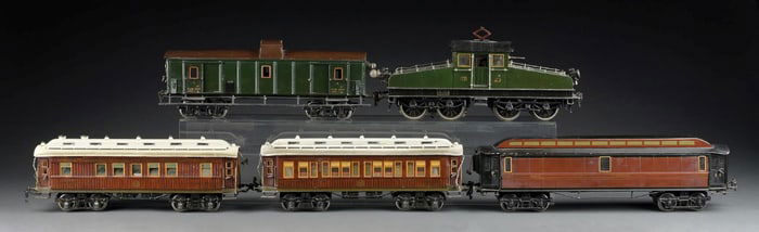 LOT OF 5: MARKLIN I GA. P.O. LOCOMOTIVE FOR FRENCH MARKET TRAIN SET