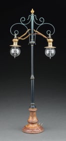 MARKLIN CAT. REF. 3552/2 HAND-PAINTED DOUBLE-GLOBE STREET LAMP