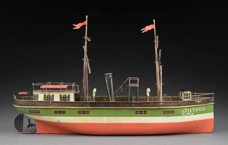 MARKLIN CAT. REF. 1072 HAND-PAINTED "VICTORIA" BOAT