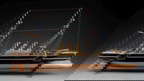RADIGUET LIVE STEAM GUNBOAT