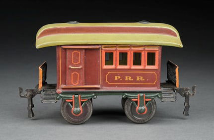 MARKLIN I GA. HAND-PAINTED PRR COMBINATION CAR