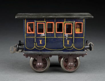 MARKLIN I GA. DELUXE 4-WHEEL FIRST CLASS COACH W/ OPENING DOORS