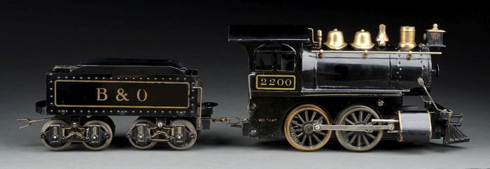 VOLTAMP II GA. NO. 2200 LOCOMOTIVE & TENDER