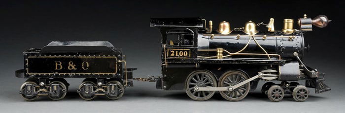 VOLTAMP II GA. NO. 2100 LOCOMOTIVE & TENDER