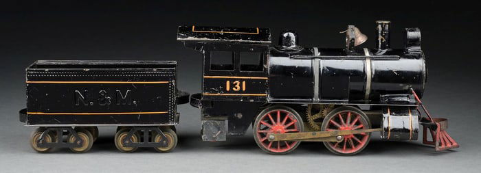 CARSISLE & FINCH II GA. NO. 4 LOCOMOTIVE & TENDER