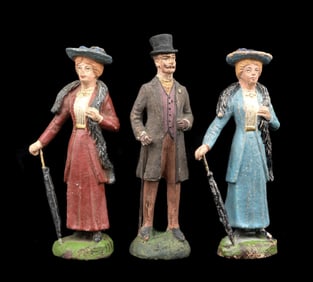 LOT OF 3: EUROPEAN COMPOSITION FIGURES