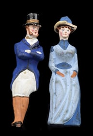 LOT OF 2: OUTSTANDING SITTING COMPOSITION FIGURES