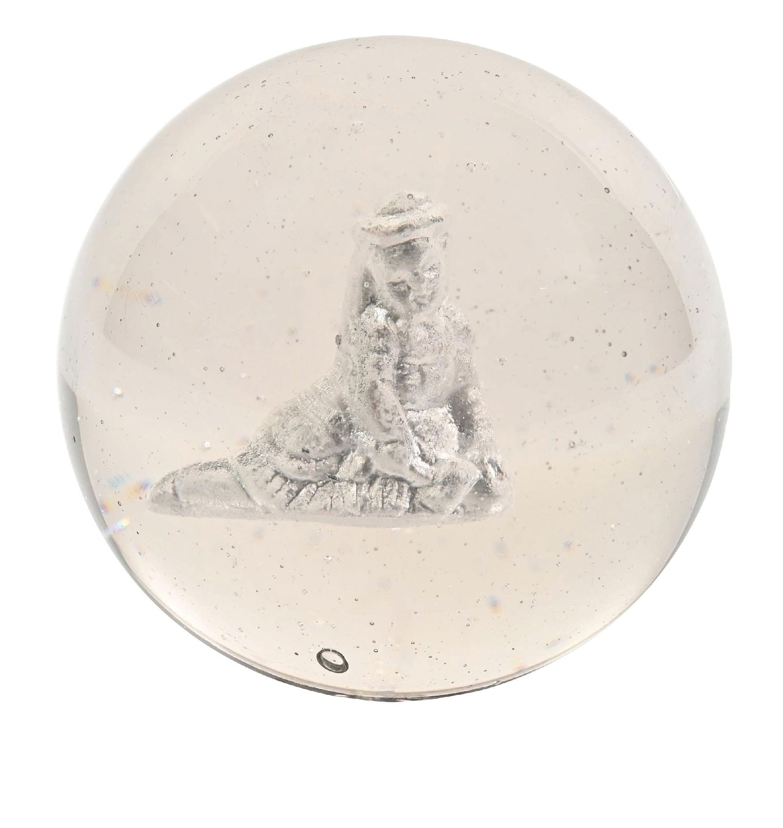 GIRL W/ MALLET SULFIDE MARBLE