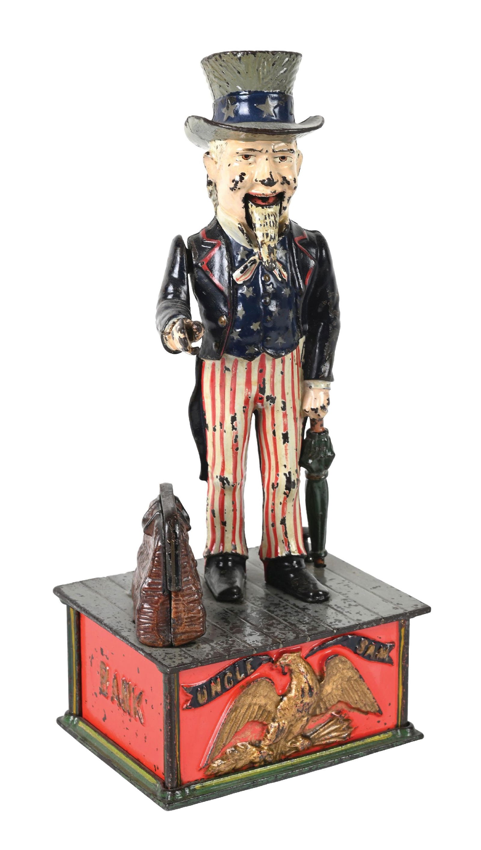 SHEPARD HARDWARE UNCLE SAM MECHANICAL BANK (1 of 6)