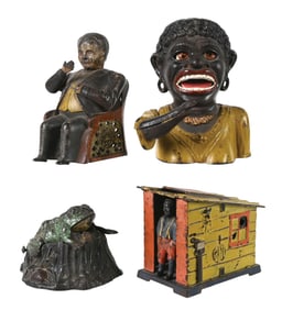 LOT OF 4: MECHANICAL BANKS