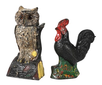 LOT OF 2: MECHANICAL BANKS