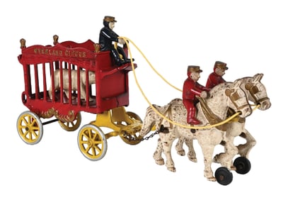 KENTON OVERLAND CIRCUS CAGE WAGON