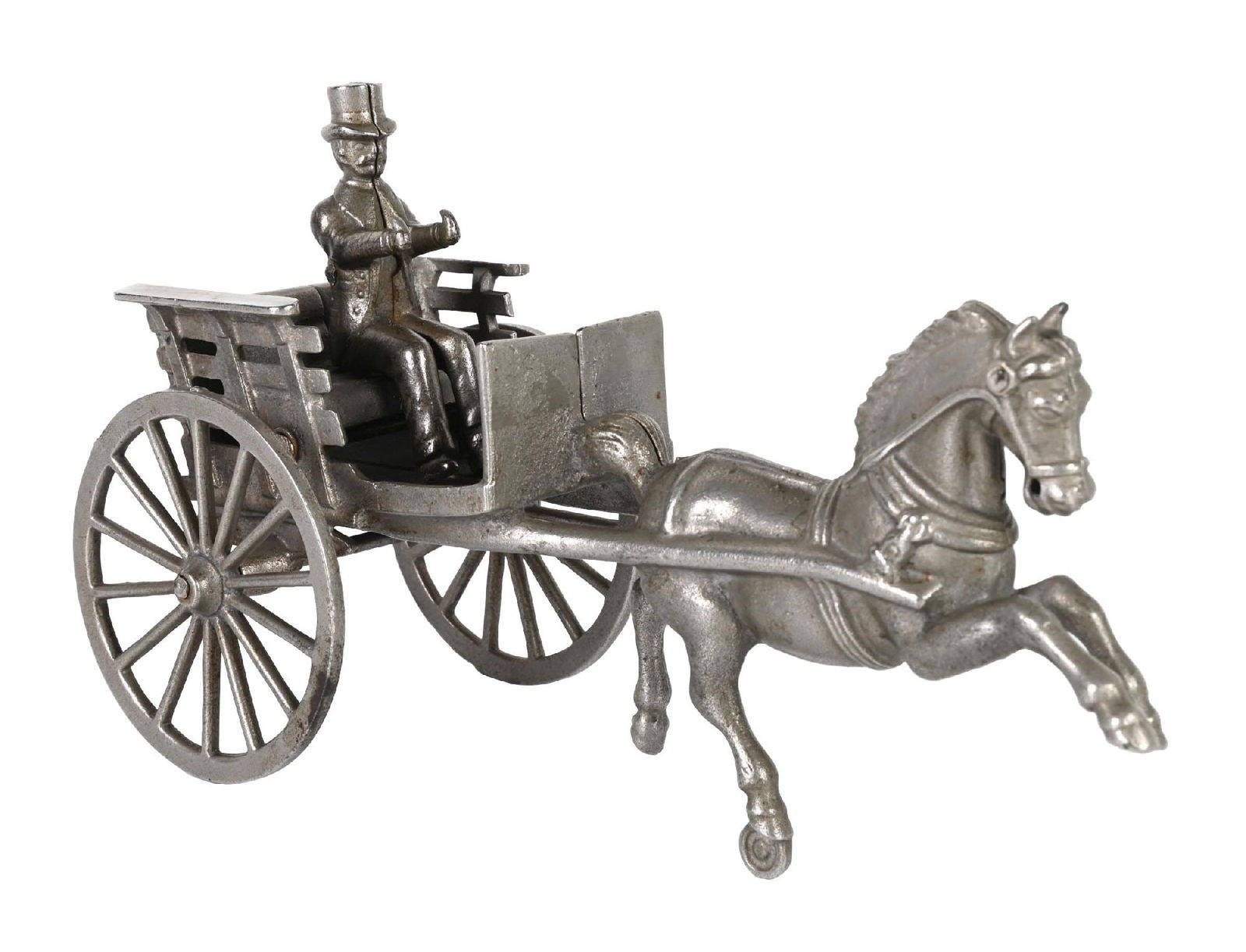 SHIMER TOY CO. HORSE-DRAWN ROAD CART (1 of 3)