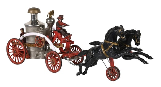 HUBLEY MFG. HORSE-DRAWN FIRE ENGINE/PUMPER