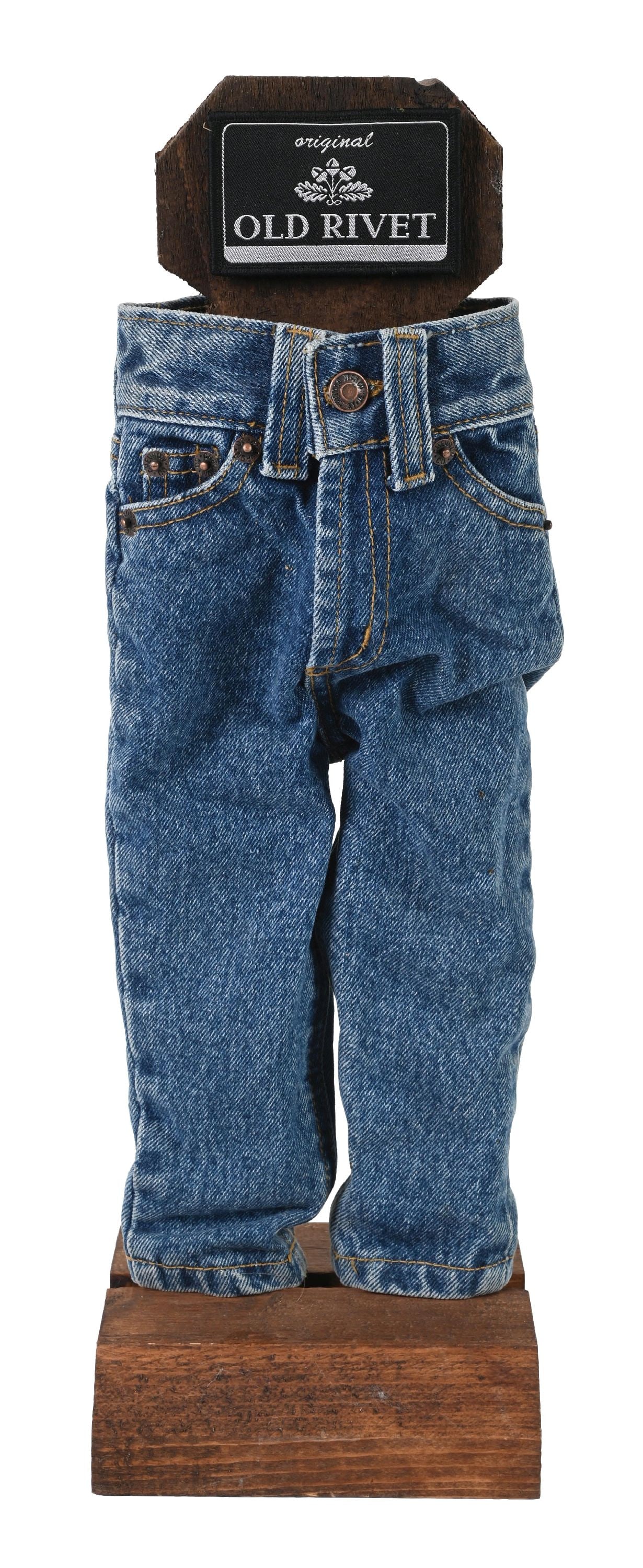 OLD RIVET JEANS SALESMAN SAMPLE DISPLAY (1 of 3)