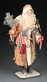 ARTISAN MADE SANTA CANDY CONTAINER