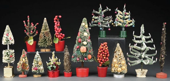 LARGE COLLECTION OF MULTIPLE TYPES OF CHRISTMAS TREES