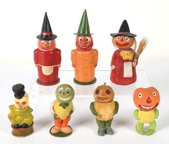 COLLECTION OF 7: VARIOUS HALLOWEEN CANDY CONTAINERS