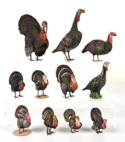 LARGE COLLECTION OF TURKEY CANDY CONTAINERS & FIGURES