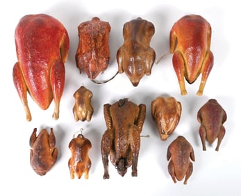 COLLECTION OF: ROASTED TURKEY CANDY CONTAINERS