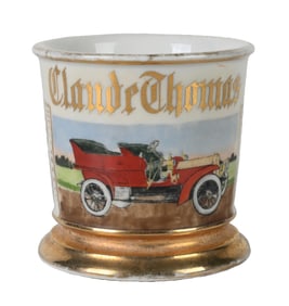 OPEN AIR AUTOMOBILE SHAVING MUG