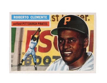1956 TOPPS ROBERTO CLEMENTE BASEBALL CARD