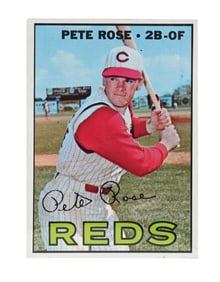 1967 TOPPS PETE ROSE BASEBALL CARD