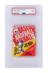1970 TOPPS BASEBALL WAX PACK PSA 9
