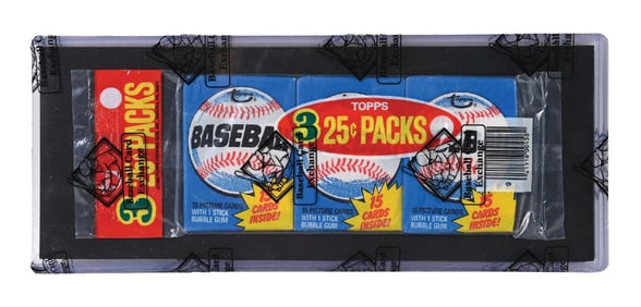 1980 TOPPS BASEBALL WAX PACK TRAY