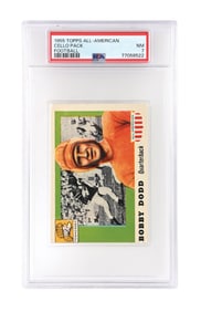 1955 TOPPS ALL-AMERICAN CELLO PACK OF FOOTBALL CARDS PSA 7