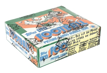 1981 TOPPS FOOTBALL UNOPENED CELLO BOX