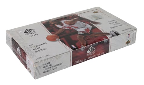 2003-04 SP UNOPENED BOX OF UPPER DECK BASKETBALL CARDS