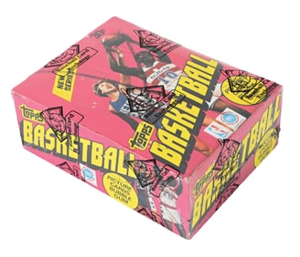 1981/82 TOPPS BASKETBALL UNOPENED WAX BOX