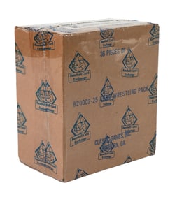 1989 CLASSIC WWF WRESTLING FACTORY SEALED SERIES 1 HANGER CASE JULY 2021