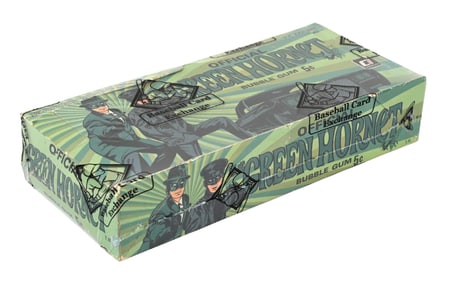 1966 DONRUSS GREEN HORNET UNOPENED WAX BOX