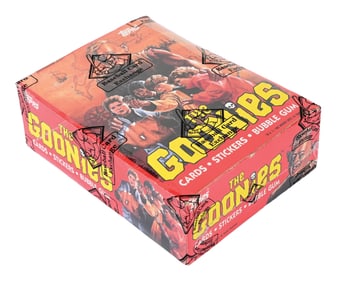 1985 TOPPS GOONIES UNOPENED WAX BOX
