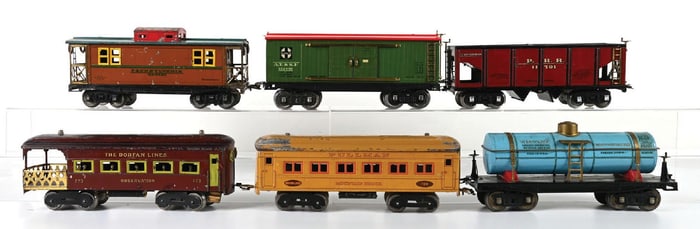 LOT OF 6 ASSORTED DORFAN ROLLING STOCK