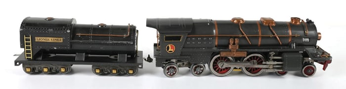 LIONEL LOCOMOTIVE NO. 400E & TENDER