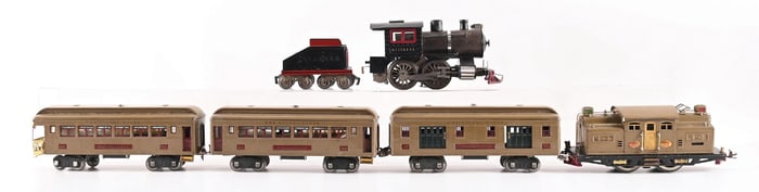 LIONEL NO. 5 L&T & NO. 318 PASSENGER SET