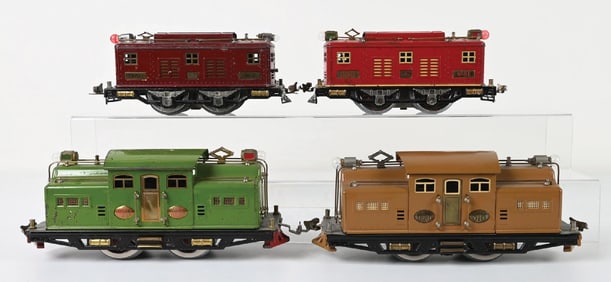 LOT OF 4 LIONEL STANDARD GAUGE LOCOMOTIVES