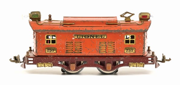 LIONEL NO. 253 TERRA COTTA / MAROON "O GAUGE" TRAIN