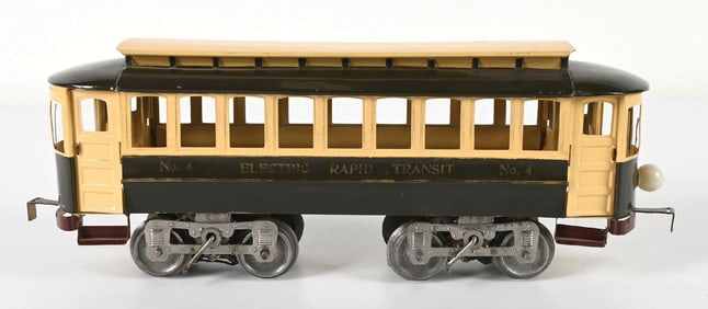 LIONEL NO. 4 ELECTRIC RAPID TRANSIT TROLLEY