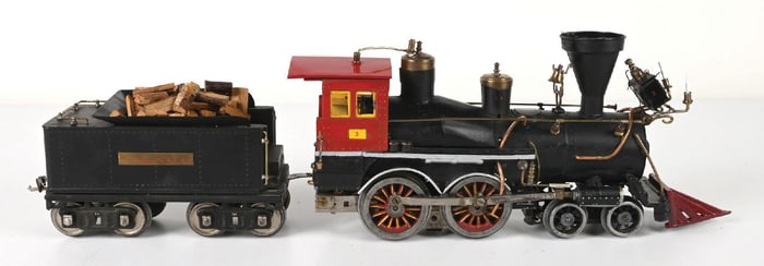 STANDARD GAUGE 4-4-0 LOCOMOTIVE & TENDER